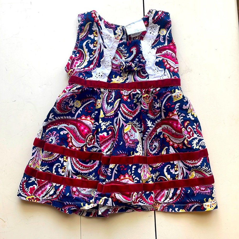 Girl’s Floral Dress with Bloomers